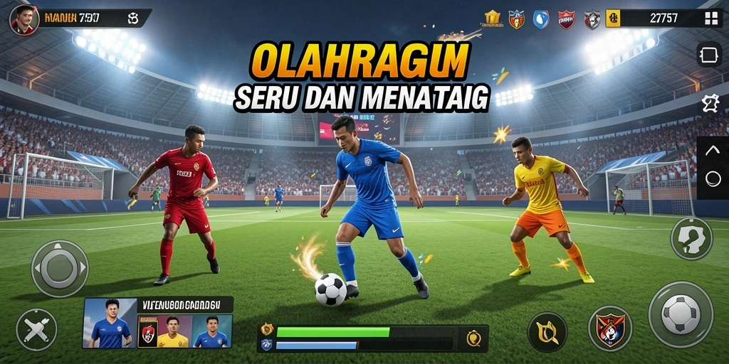 Tampilan screenshot utama 2757 dengan aksi olahraga menarik.