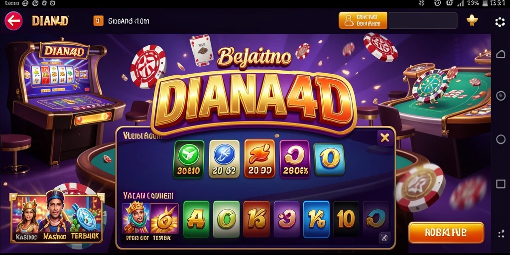 Tampilan menarik dari gameplay Kasino DIANA4D yang mengasyikkan.