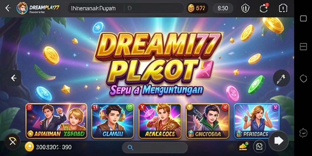 Gameplay seru dan grafik menarik dalam DREAMPLAY77.