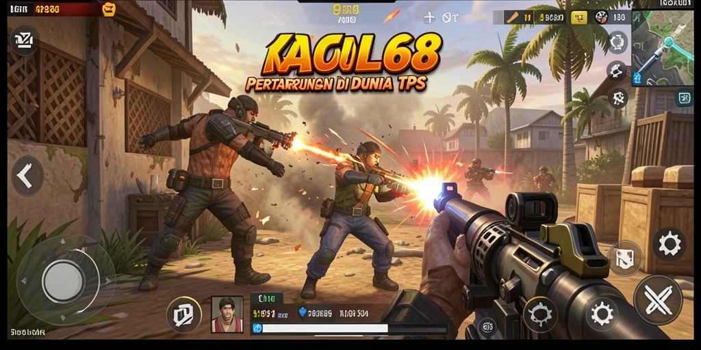 Tampilan menarik gameplay KAOL68 dalam aksi TPS.