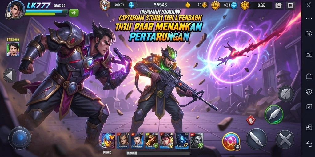 Tampilan gameplay LK777 yang atraktif dan strategis.