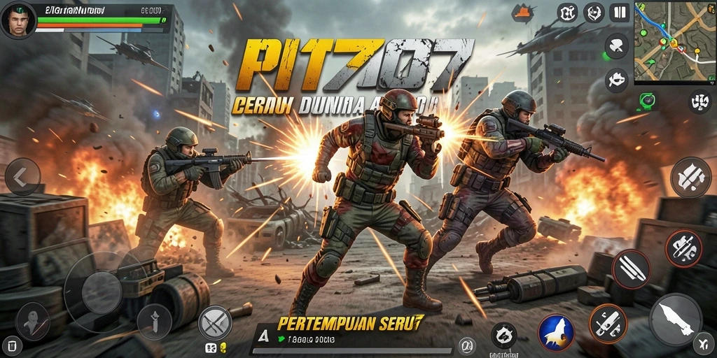 Gameplay seru PT707 menghadirkan aksi tanpa henti.