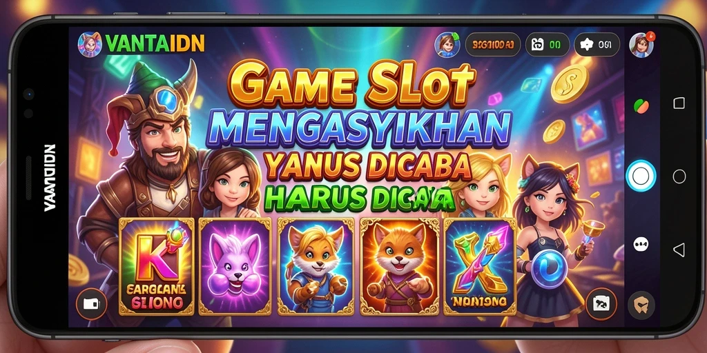 Gambaran gameplay menarik dari VANTAIDN yang penuh warna.